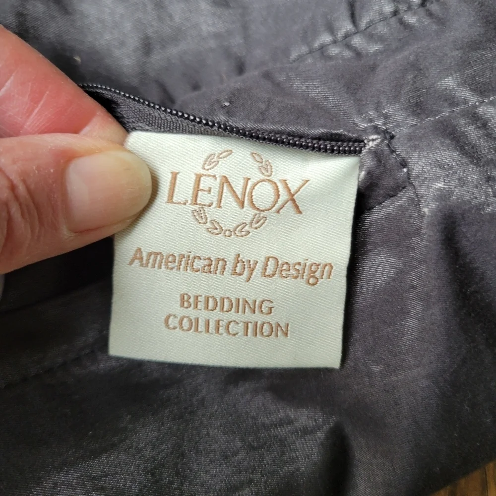 Lenox Decorative Pillow Cover Brown Bedding Cotton Bllend Satin 19